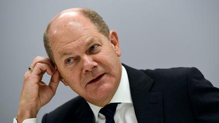 Bundesfinanzminister und Vizekanzler Olaf Scholz (SPD)