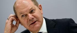 Bundesfinanzminister und Vizekanzler Olaf Scholz (SPD)