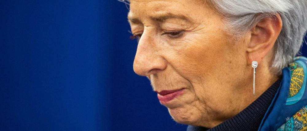 Christine Lagarde senkte den Leitzins nicht - viele Börsianer hatten das allerdings erwartet.