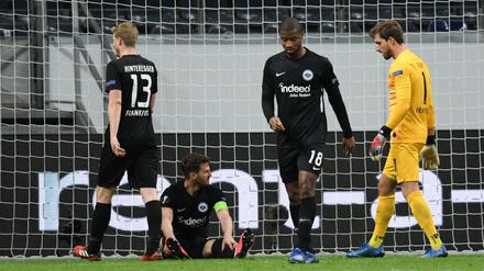 K.o.: Frankfurts Spieler werden diesen Abend schnell vergessen wollen.