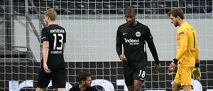 K.o.: Frankfurts Spieler werden diesen Abend schnell vergessen wollen.