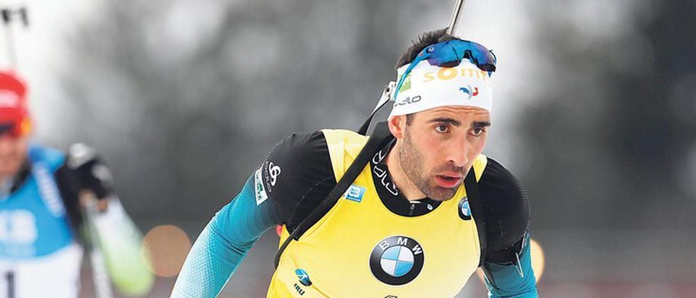 Wie 2010. Auf den Tag genau vor zehn Jahren feierte Martin Fourcade in Kontiolahti, ebenfalls in einem Jagdrennen, seinen ersten Weltcuperfolg.