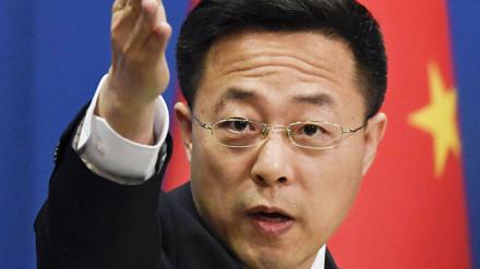 Der Sprecher des chinesischen Außenministeriums, Zhao Lijian.