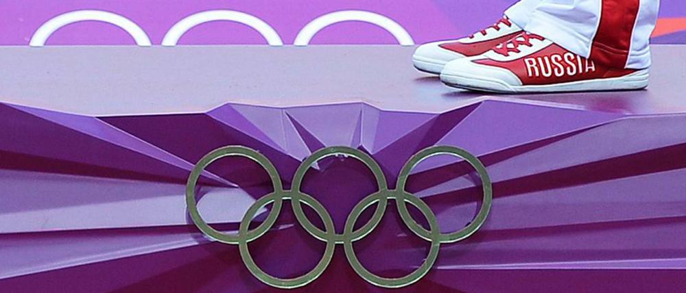 In Tokio werden -Stand jetzt - die Russen unter neutraler Flagge auf dem Treppchen stehen.