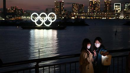 Auf der Kippe. Ob die Olympischen Spiele in diesem Jahr in Tokio stattfinden werden, erscheint mehr und mehr fraglich.