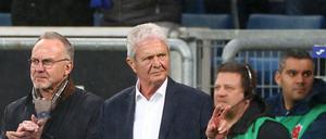 Um Dietmar Hopp (rechts) hatte sich unter Fans und Fußballfunktonären eine hitzige Debatte entwickelt.