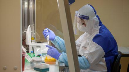 Auf der Suche nach dem Virus: Ein Labor in Bethlehem. 