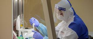 Auf der Suche nach dem Virus: Ein Labor in Bethlehem.