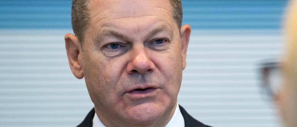 Bundesfinanzminister Olaf Scholz (SPD)