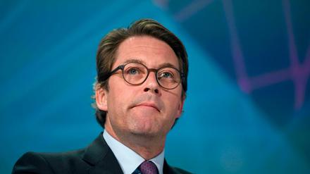 Der Verkehrsminister Andreas Scheuer (CSU)