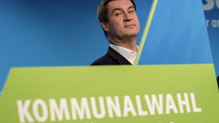 Markus Söder, CSU-Parteivorsitzender und Ministerpräsident von Bayern, erwartet ein schwächeres Ergebnis als vor sechs Jahren.