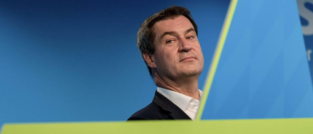 Markus Söder, CSU-Parteivorsitzender und Ministerpräsident von Bayern, erwartet ein schwächeres Ergebnis als vor sechs Jahren.