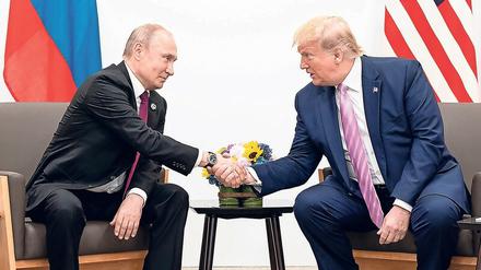 Best Friends? Der russische Präsident Wladimir Putin (links) und US-Präsident Donald Trump. 