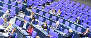 Der Bundestag will kommende Woche tagen - allerdings nur in Rumpfbesetzung.