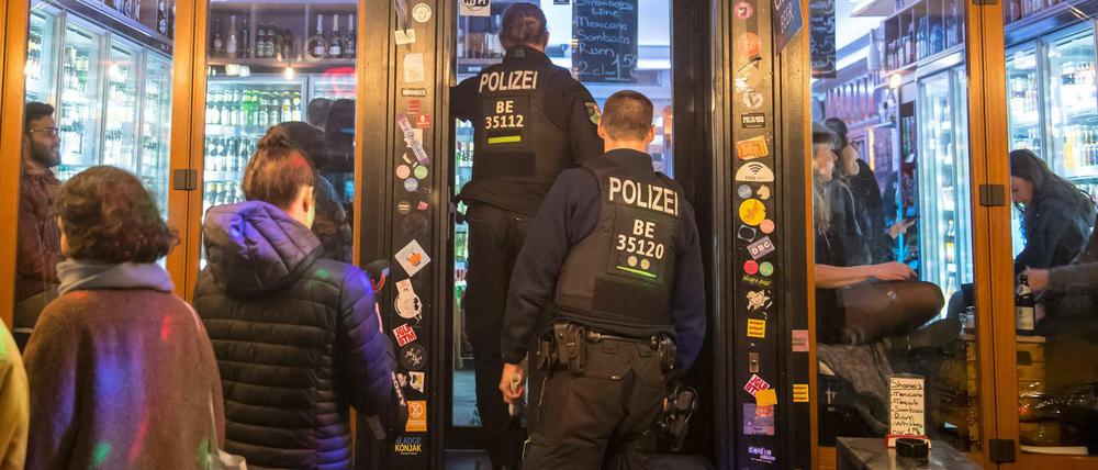 Samstagnacht in Kreuzberg.