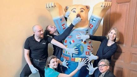 Ideenreich. Brigitte Koch (rechts oben) und Kollegen aus dem Team.