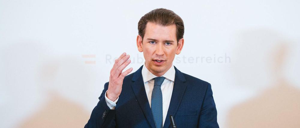 Bundeskanzler Sebastian Kurz gibt in der Corona-Krise den Macher.