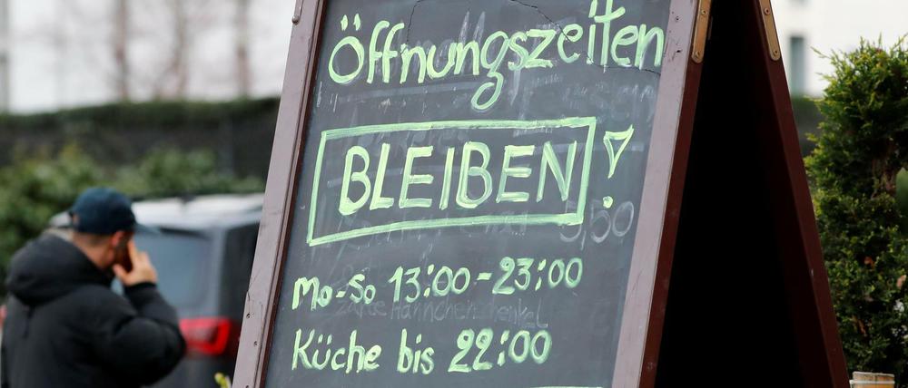 Auch dieses Thai-Restaurant bleibt geöffnet - weil es einen Tischabstand von 1,5 Metern einhalten kann.