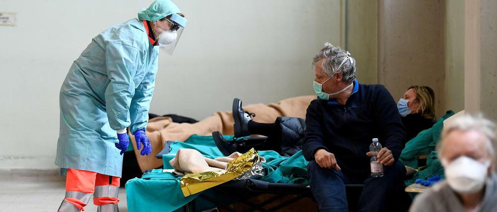 Zu wenig Betten, zu wenig Personal: Die Kliniken Norditaliens sind überlastet.