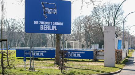 Das gemeinsame Training muss nach einem positiven Befund warten bei Hertha BSC.