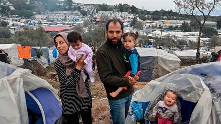Ein Wasserhahn pro 1300 Bewohner, überfüllt: Das griechische Flüchtlingslager Moria wäre ein idealer Verbreitungsort für das Coronavirus.