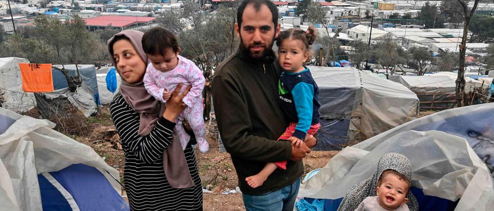 Ein Wasserhahn pro 1300 Bewohner, überfüllt: Das griechische Flüchtlingslager Moria wäre ein idealer Verbreitungsort für das Coronavirus.