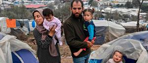 Ein Wasserhahn pro 1300 Bewohner, überfüllt: Das griechische Flüchtlingslager Moria wäre ein idealer Verbreitungsort für das Coronavirus.