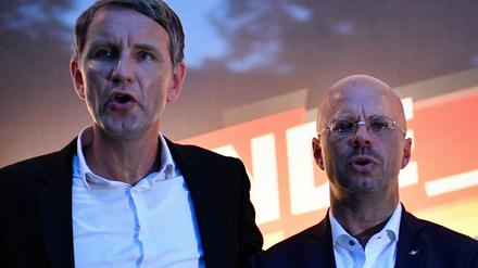 Bjoern Höcke und Andreas Kalbitz, gehören zu den prominentesten Vertretern des Flügels.