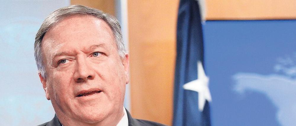 US-Außenminister Mike Pompeo will die Ausweisungen Chinas nicht mit den Maßnahmen der USA gegen chinesischen Journalisten vergleichen.