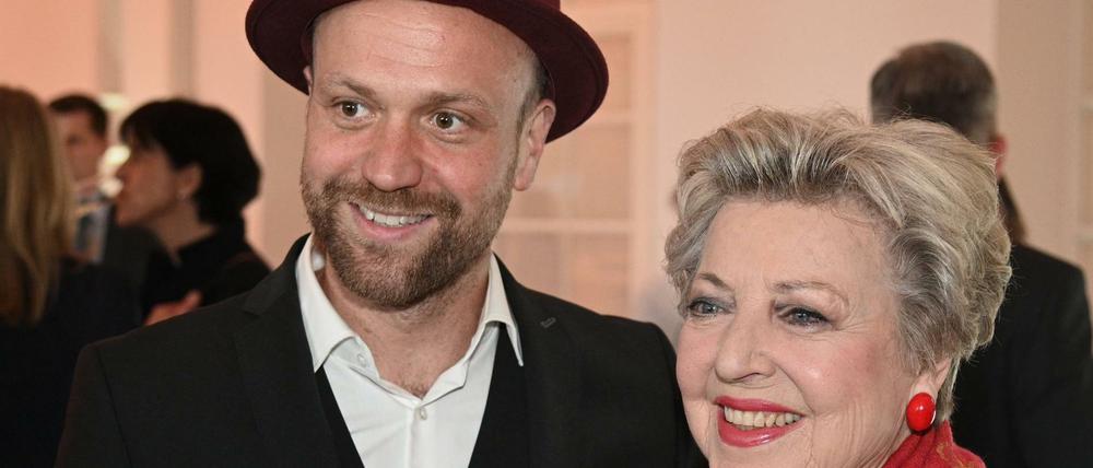 Moritz A. Sachs mit Marie-Luise Marjan, aka Mutter Beimer. 