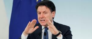 Italiens Ministerpräsident Giuseppe Conte appelliert an seine Landsleute.