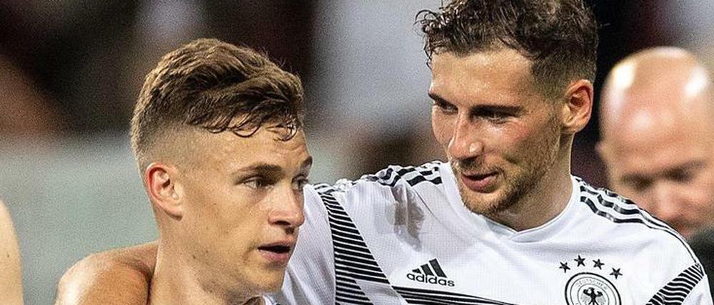 Joshua Kimmich und Leon Goretzka wissen, worauf es ankommt - nicht nur auf dem Fußballplatz.