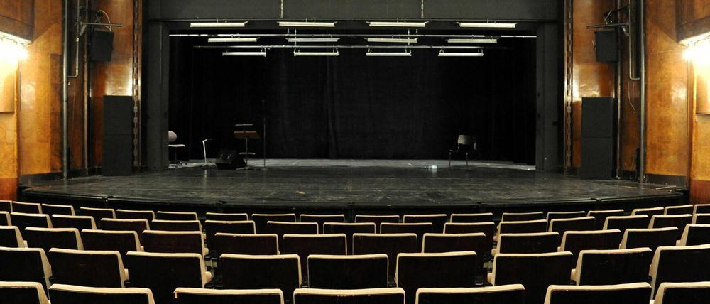 Ein leeres Theater in Berlin.