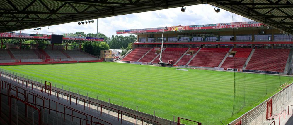Im Stadion An der Alten Försterei ist momentan nicht an Fußball zu denken. 