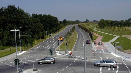 Anschluss vorhanden. Am Glienicker Weg in Adlershof beginnt die TVO.