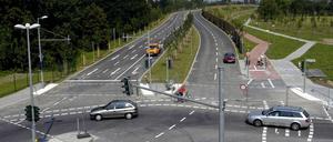 Anschluss vorhanden. Am Glienicker Weg in Adlershof beginnt die TVO.