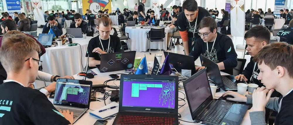 So sieht es normalerweise bei einem Hackathon aus. Diesmal trafen sich die Programmierer im Internet.