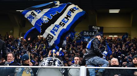 Am 19. Februar waren mehr als 40.000 Fans im Mailänder Giuseppe-Meazza-Stadion beim Hinspiel von Atalanta gegen Valencia.
