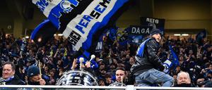 Am 19. Februar waren mehr als 40.000 Fans im Mailänder Giuseppe-Meazza-Stadion beim Hinspiel von Atalanta gegen Valencia.
