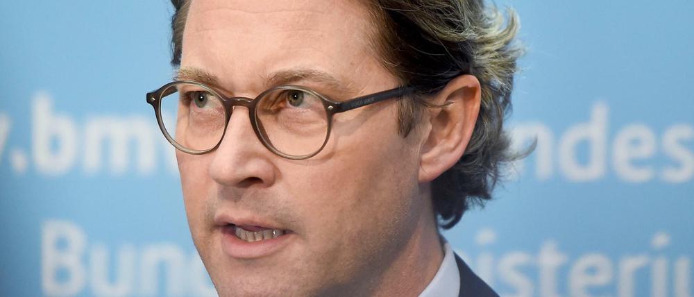 Bundesverkehrsminister Andreas Scheuer (CSU).