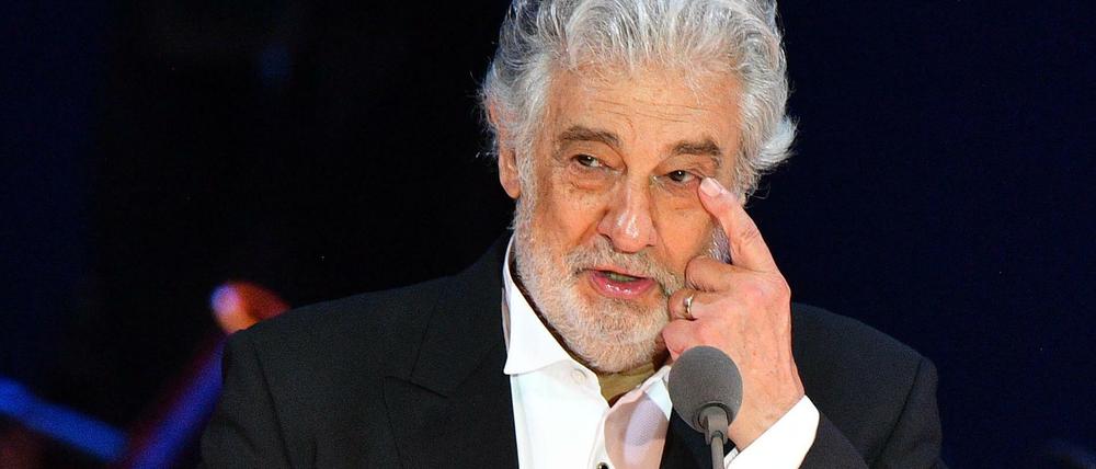 Der spanische Sänger Plácido Domingo.