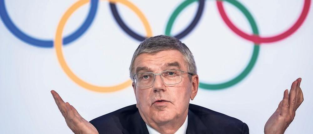 Thomas Bach gibt derzeit keine gute Figur ab.