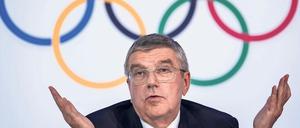 Thomas Bach gibt derzeit keine gute Figur ab.