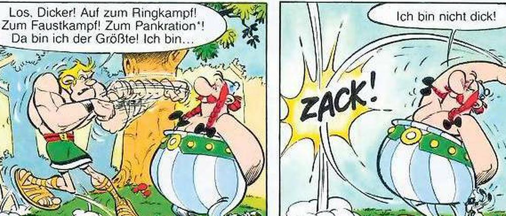Klassiker. Bis 1977 prägten Goscinny und Uderzo die Reihe, hier „Asterix bei den Olympischen Spielen“.