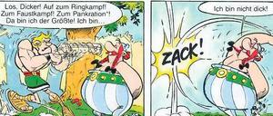 Klassiker. Bis 1977 prägten Goscinny und Uderzo die Reihe, hier „Asterix bei den Olympischen Spielen“.