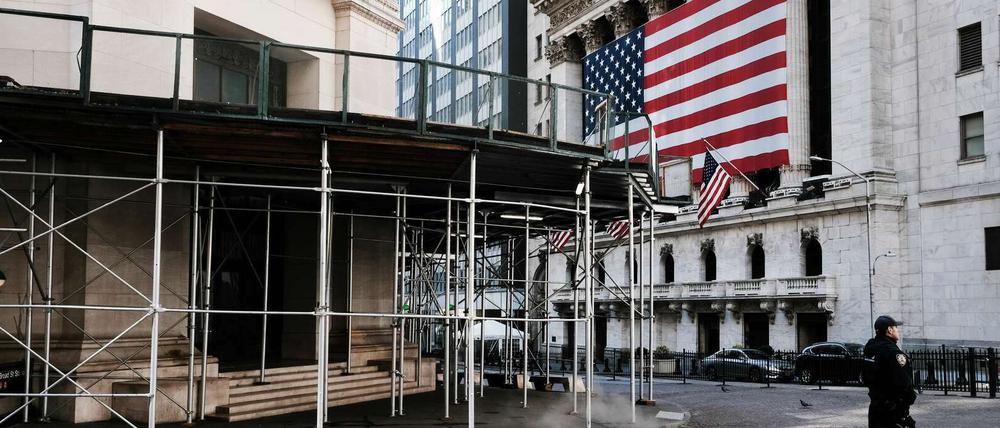 Lone Wolf of Wall Street: New York ist zum Stillstand gekommen.
