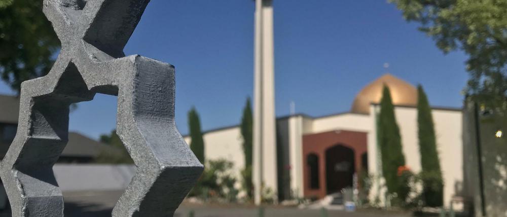 Die Al-Nur-Moschee in Christchurch, Neuseeland.