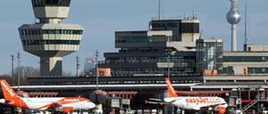 Es gibt auch in Tegel kaum noch Flugverkehr wegen der Pandemie.