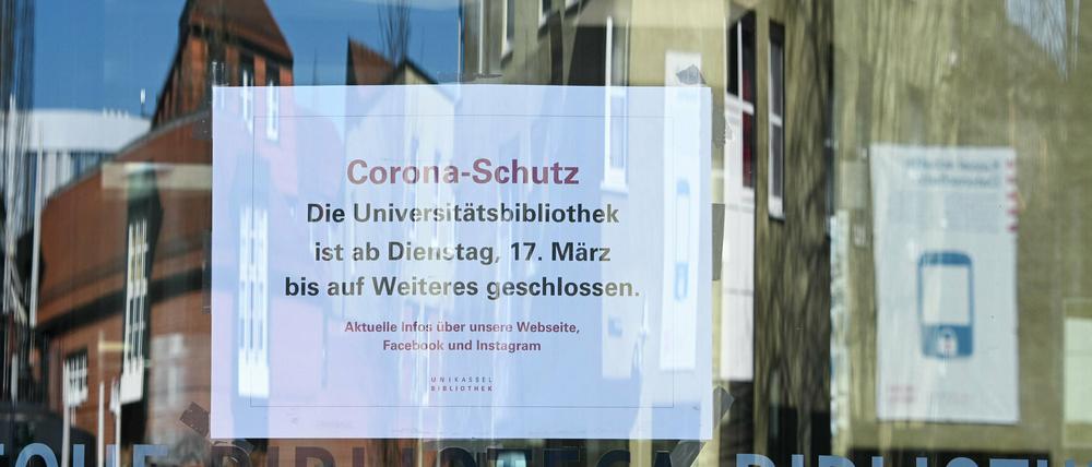 Auch die Unis sind im Coroavirus-Shutdown (Symboldbild).