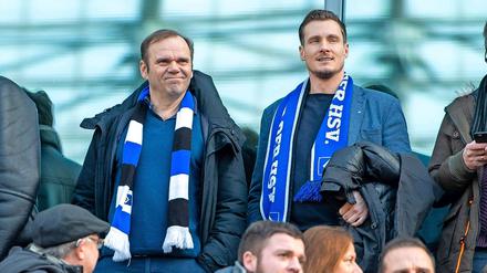 Zeiten ändern sich: Bernd Hoffmann (links) und Marcell Jansen.